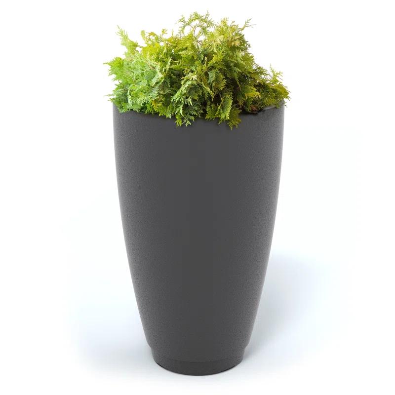 Mayne Inc. Caprio Tall Resin Pot Planter with Water Reservoir