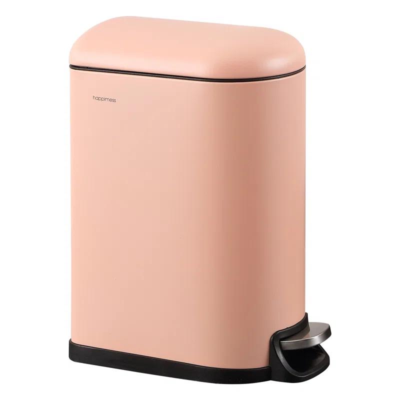 happimess Roland Steel Step On Trash Can