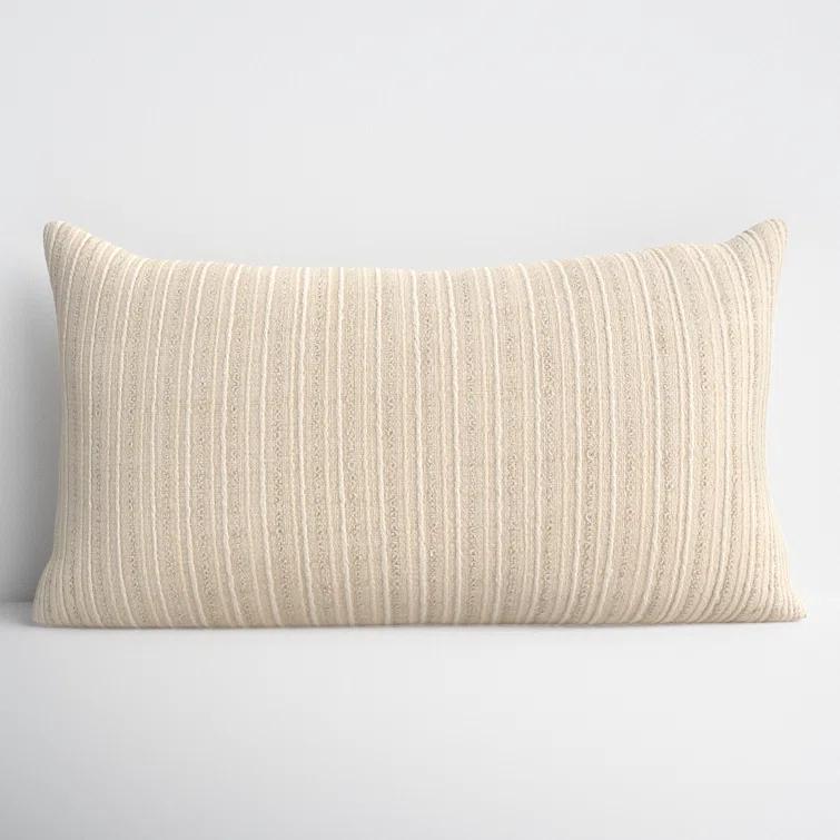 Leifsson Cotton Lumbar Throw Pillow