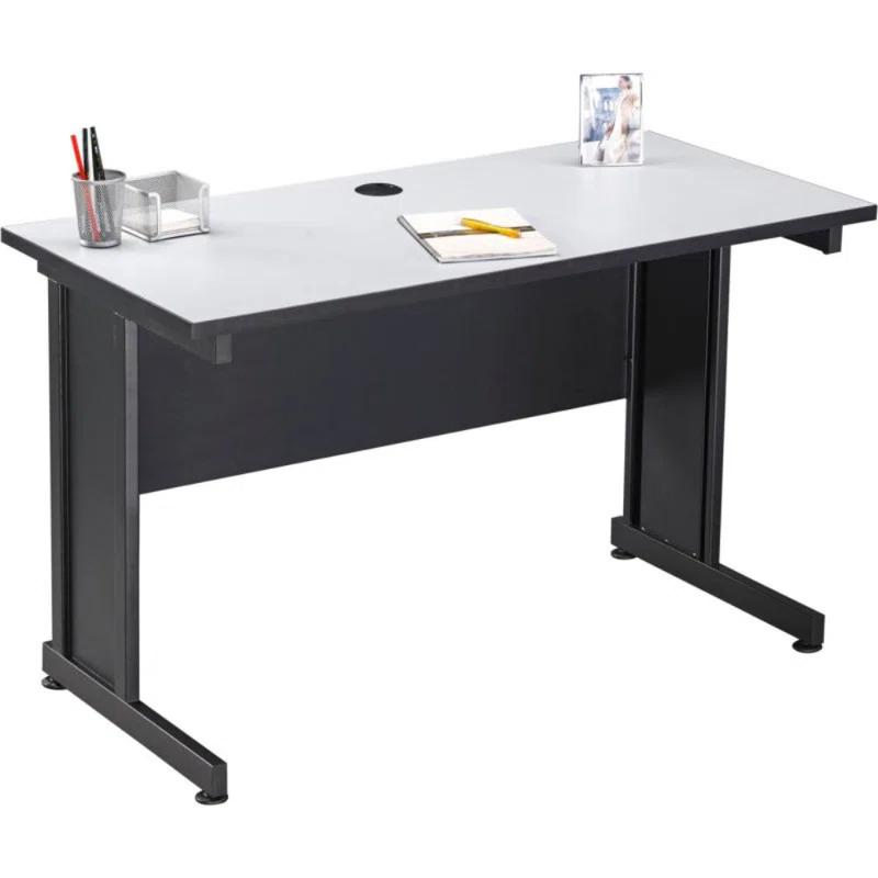 Interion Traditional Metal Base Desk Shell