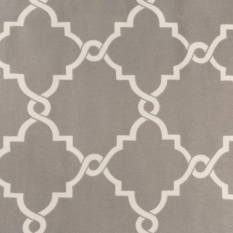 Madison Park Fretwork Print Grommet Top Single Window Curtain Panel