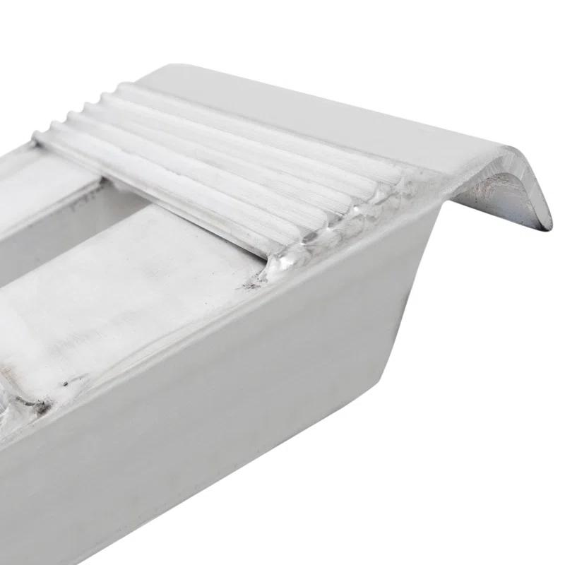 HD Ramps 72" Aluminum Truck Car Auto Trailer Ramps Auto Hauler Hook Ends 4000 lb