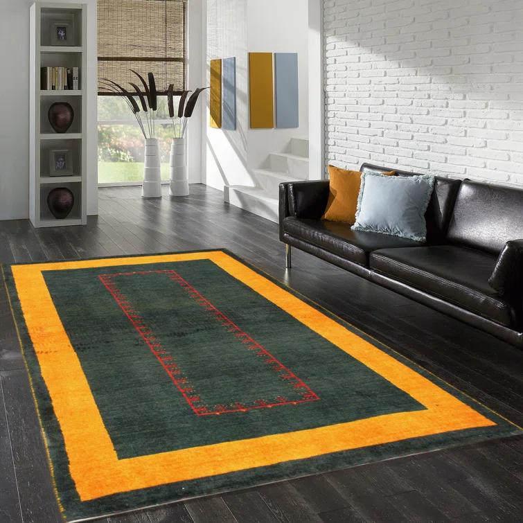 Pasargad Tribal One-of-a-Kind 3'4" X 5'1" New Age Wool Area Rug in