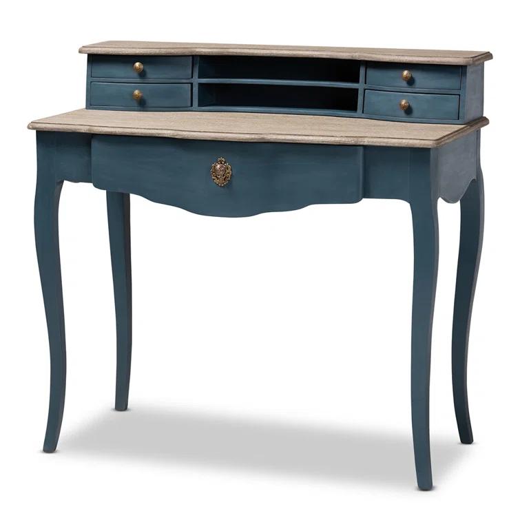 Alcott Hill® Solid Wood Base Writing Desk