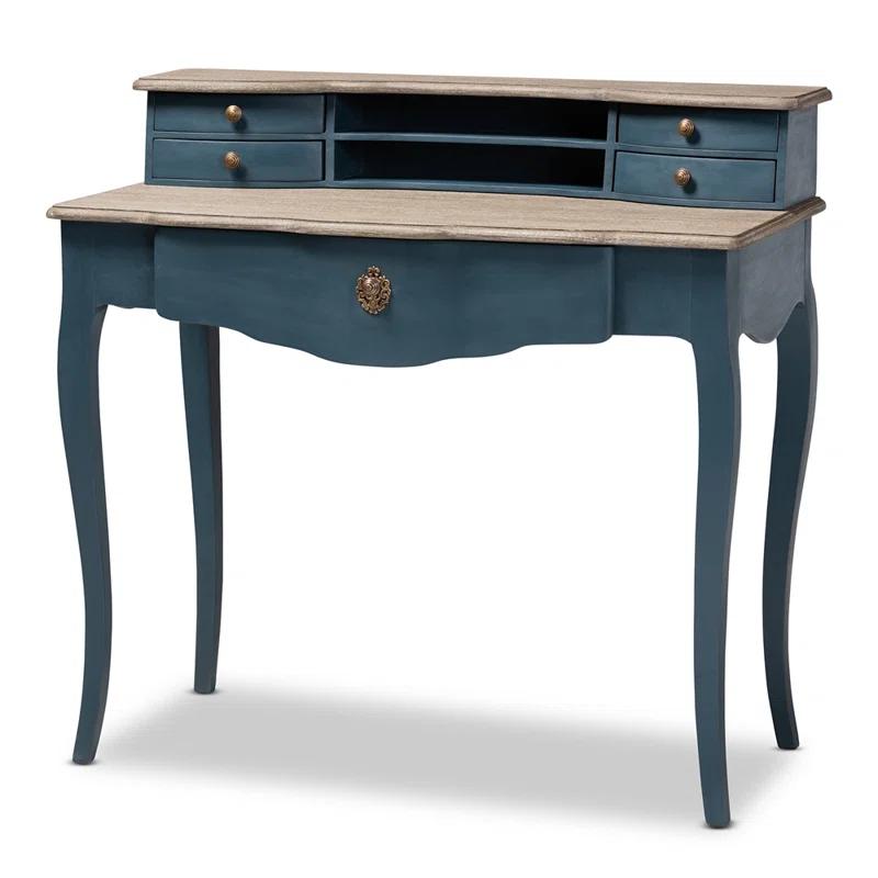Alcott Hill® Solid Wood Base Writing Desk