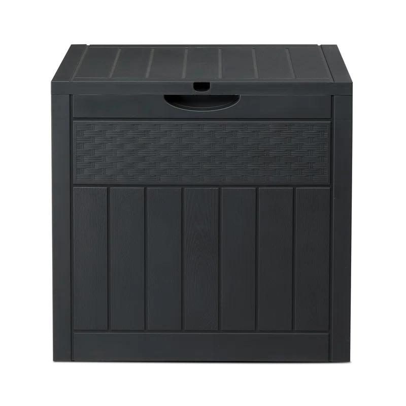 Winado Winado 33 Gallons Water Resistant PVC Deck Box in Gray