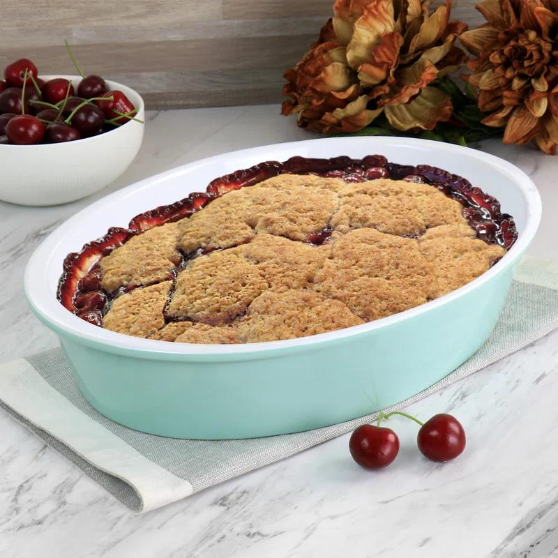 Martha Stewart Martha Stewart 1.3 Qt. Stoneware Oval Baker