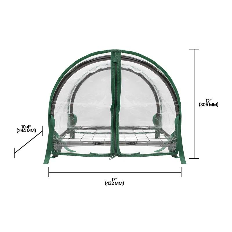 Zenport 1.5 Ft. W x 1 Ft. D Mini Greenhouse
