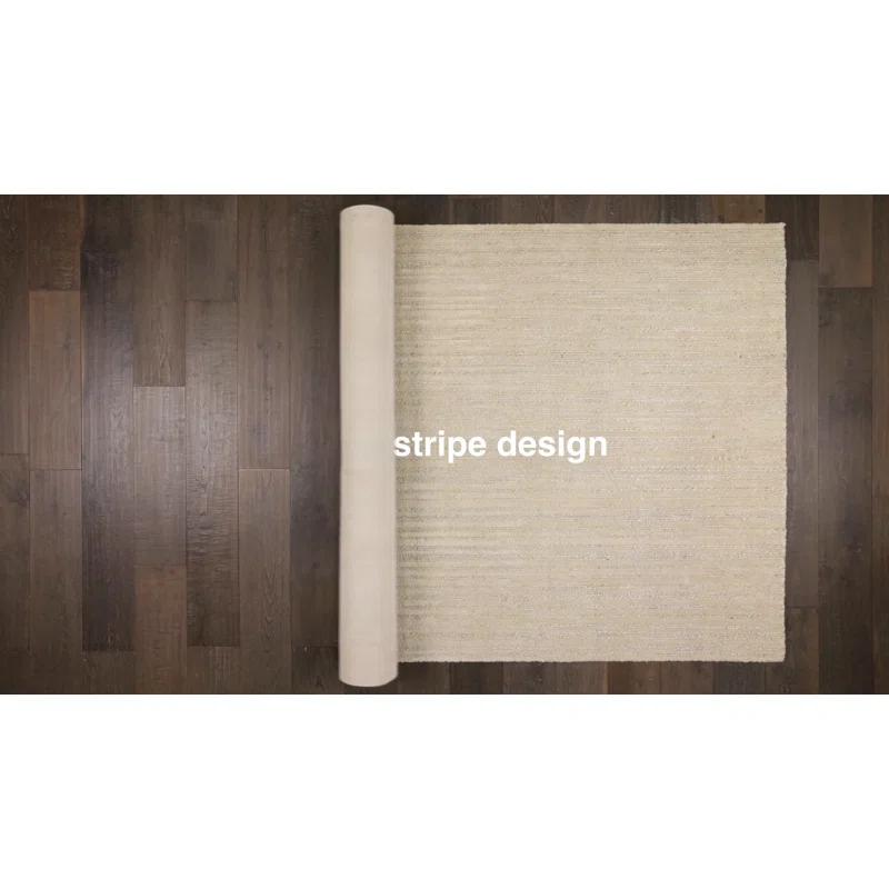Taos Handwoven Wool Rug - Neutral / 10' x 14'