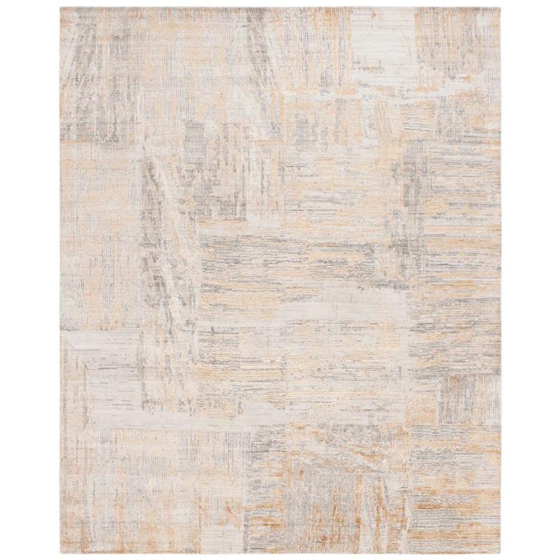 Bedford Loomed 60% Viscose, 20% Wool, 20% Cotton Performance Abstract Rug