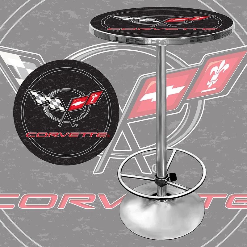 Trademark Global Round Metal Base Dining Table