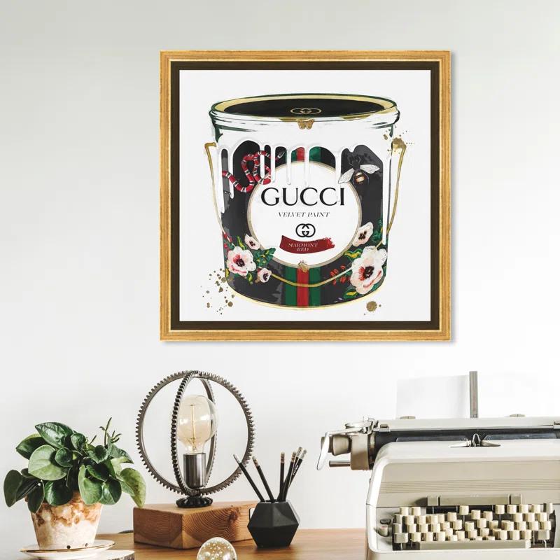 Oliver Gal Prints " Large Fashion And Glam Velvet Marmont Can "