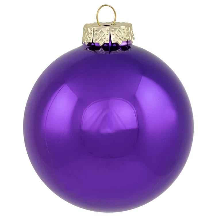 Northlight Seasonal Glass Ball Christmas Ornament (Set of 6)