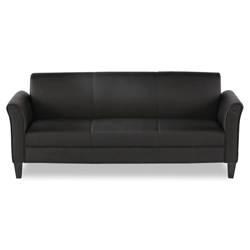 Alera® Leather 77'' Reception Sofa