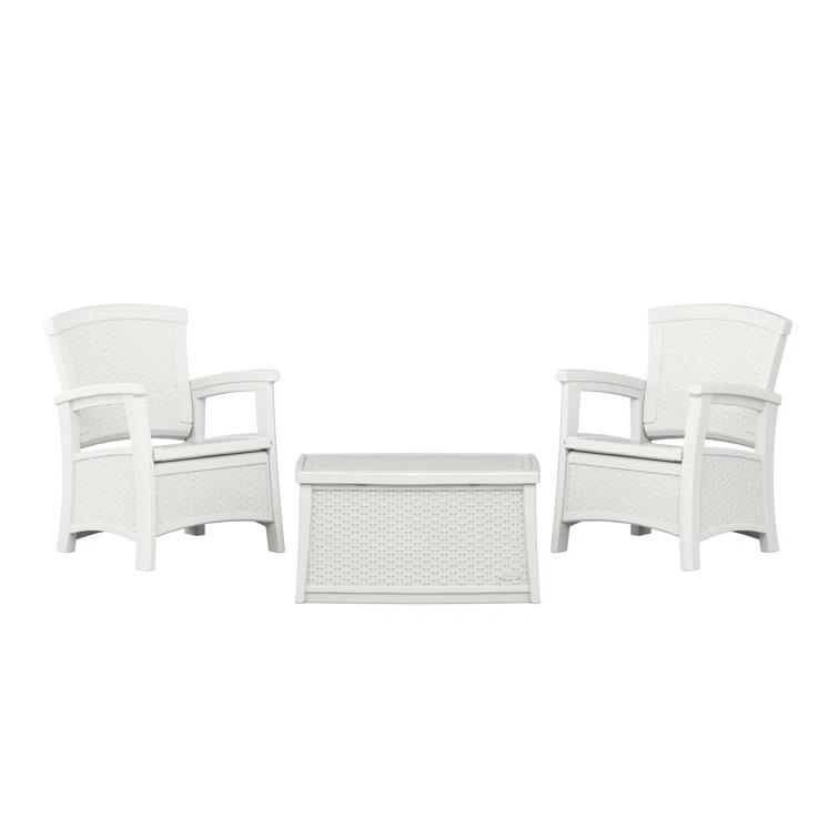 Suncast Rectangular Resin Outdoor Coffee Table