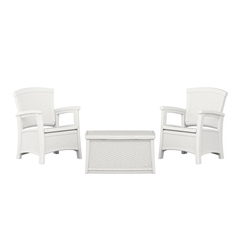 Suncast Rectangular Resin Outdoor Coffee Table