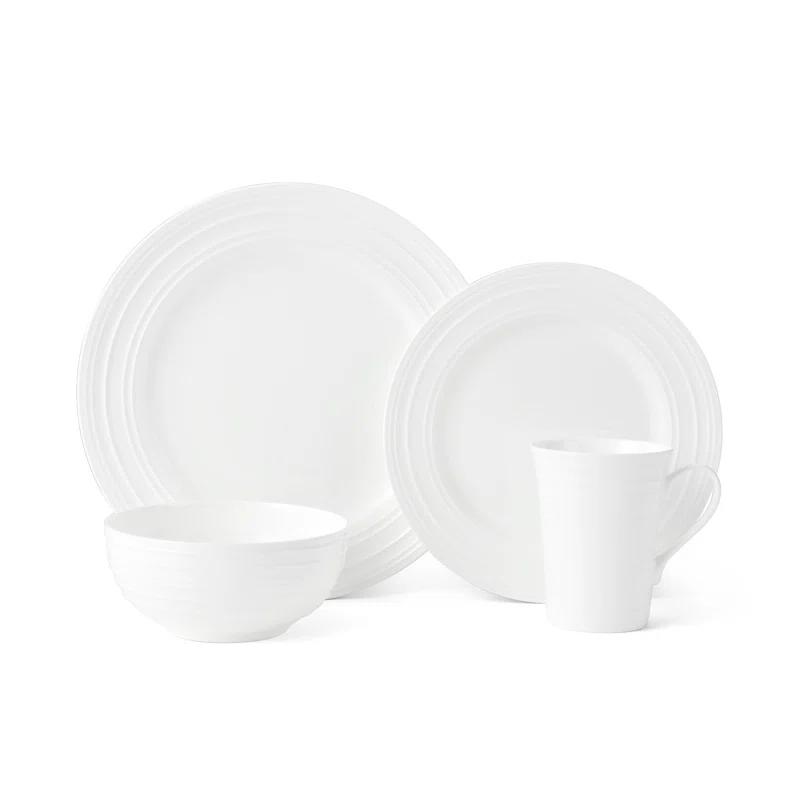 Mikasa Mikasa Ciara 16-Piece Bone China Dinnerware Set, Service for 4