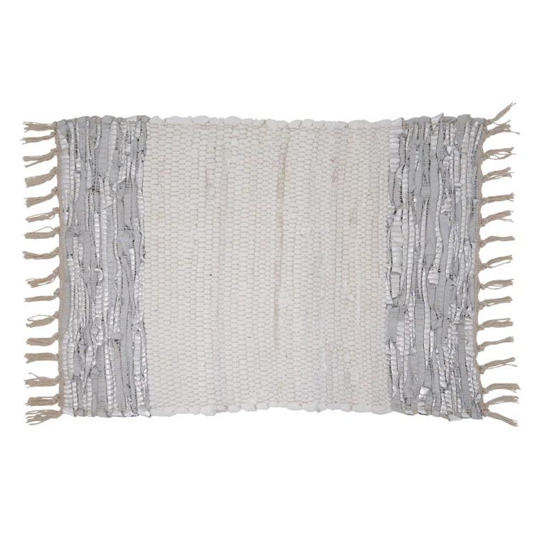 Saro Les Fêtes Chindi Striped Rectangle Placemat (Set of 4)