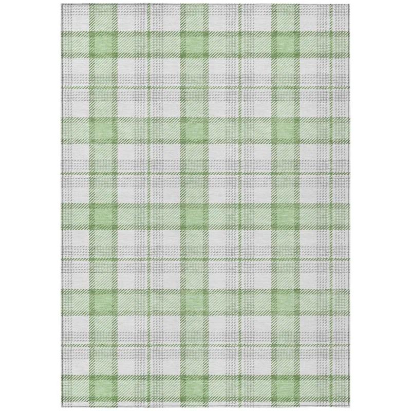 Machine Washable Indoor/Outdoor Chayden ACN1052 Mint Rug