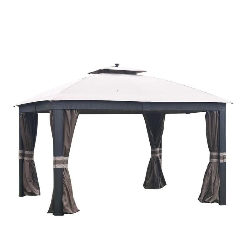 Garden Winds Garden Winds Beige Fabric Replacement Canopy for Gazebo