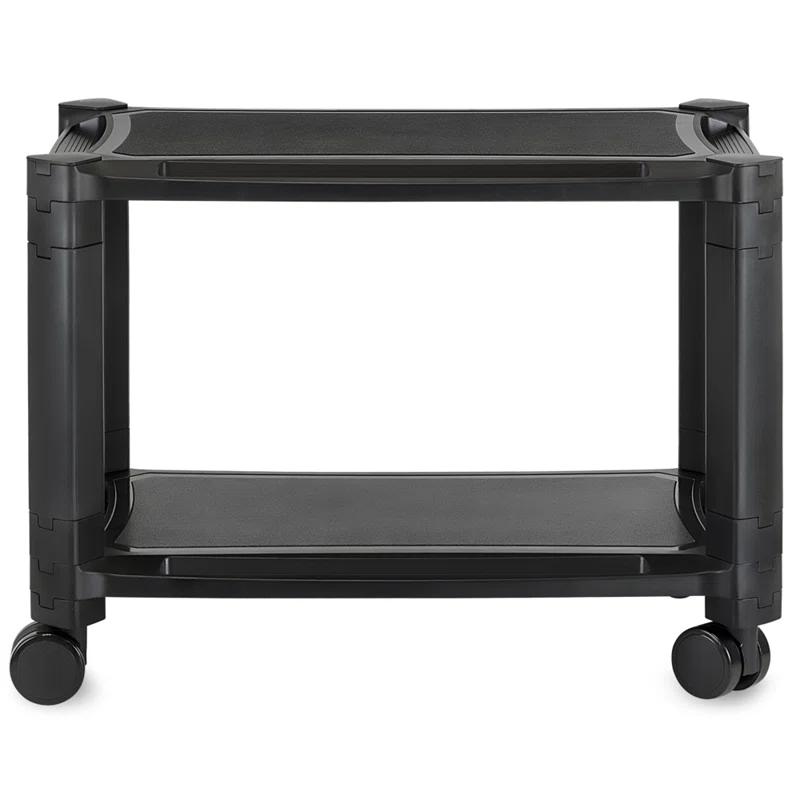 Mount-It! Height Adjustable Under Desk Printer Stand with Wheels, Rolling Printer Cart