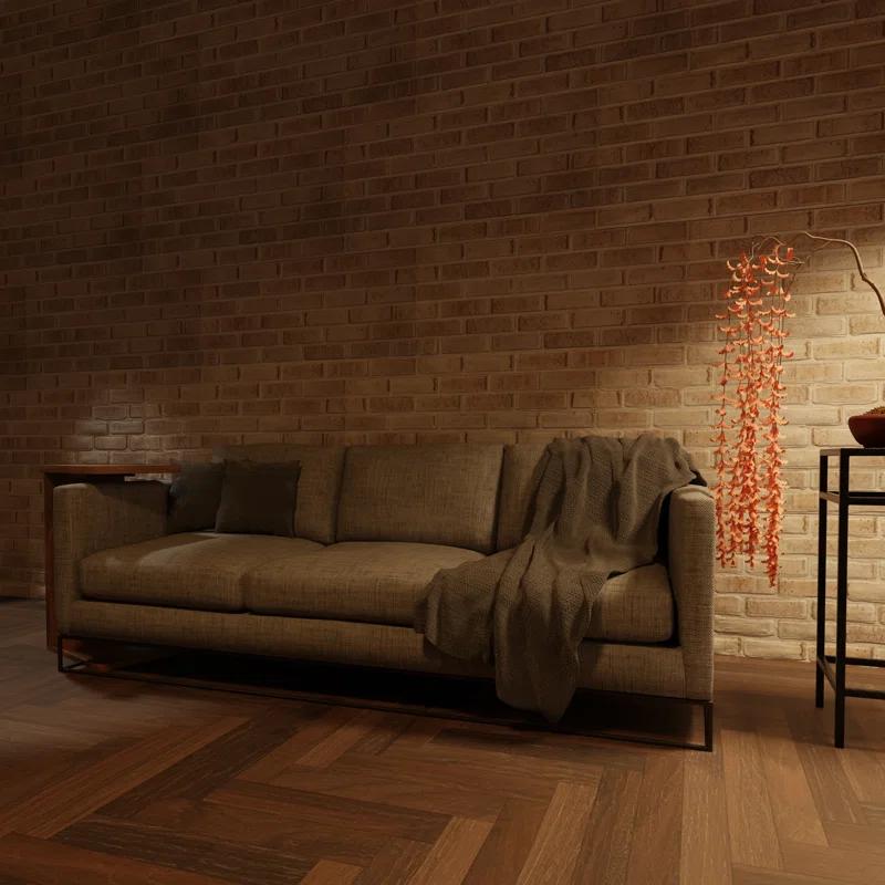 UPP Ultimate Premium Products 3D Brick Effect Wall Panels - Lightweight Styrofoam - Set of 9 Large Panels (20"x40") Covers 48 sq ft - Apply with Wall Adhesive - DIY Home Wall Cladding