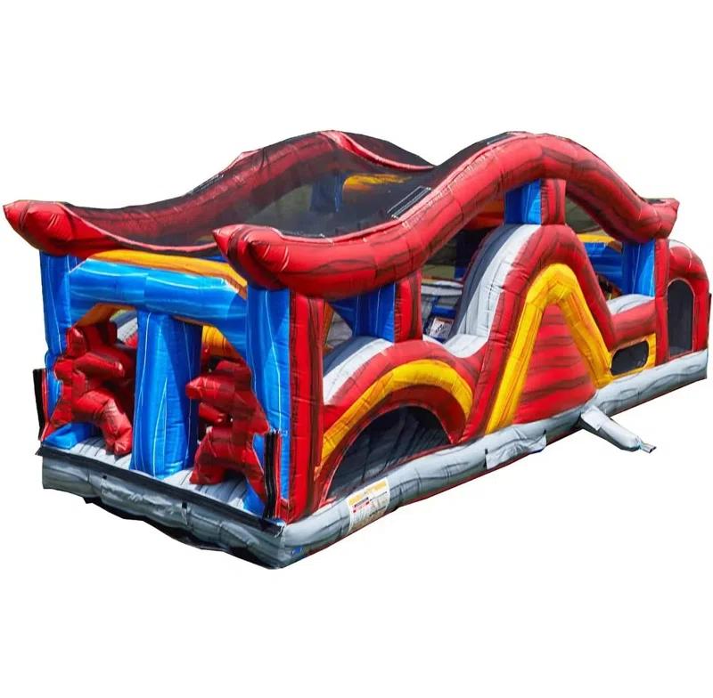 JumpOrange JumpOrange Shadow Obstacle Course Bounce House for Kids and Adults (with Blower)