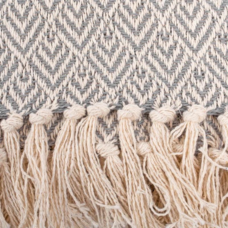 Design Imports Hand Woven Throw Blanket