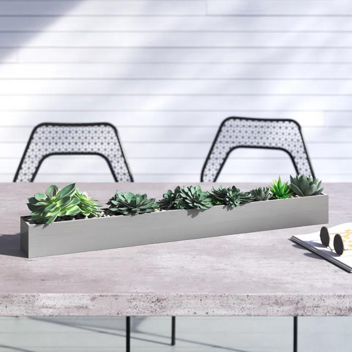 Geo Series Handmade Metal Planter Box
