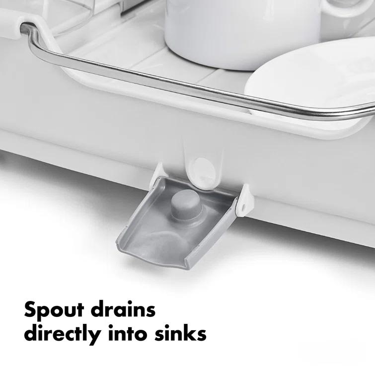 THE GLAMOUR BOUTIQUES Good Grips Foldaway Dish Rack