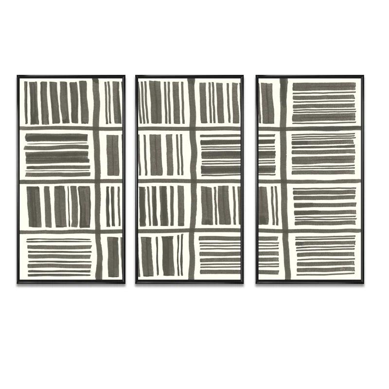 Design Art " Minimalist Graphics I " 3 - Pieces