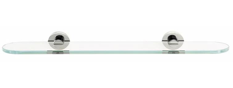 Contemporary I 24" x 2" Bathroom Shelf, Polished Chrome