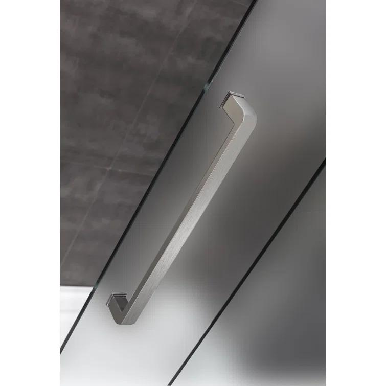 Aston Moselle 60" x 77.5" Rectangle Sliding Shower enclosure with Base Included SEN976F-TR-SS-60-10-L