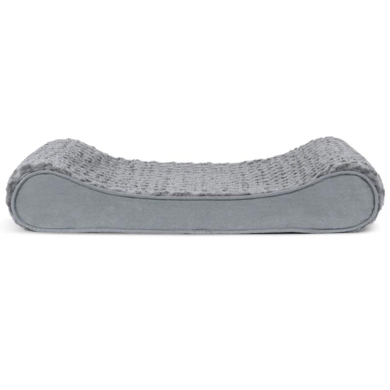 FurHaven Ultra Plush Luxe Lounger Orthopedic Foam Contour Dog Bed