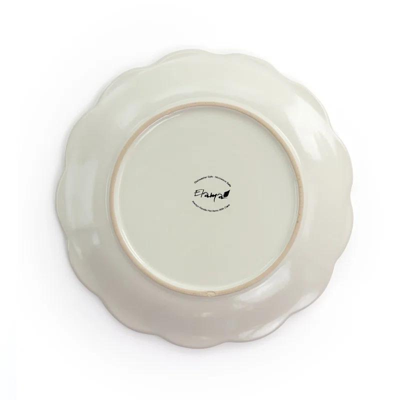 16 Piece Stoneware Dinnerware Set - Service for 4