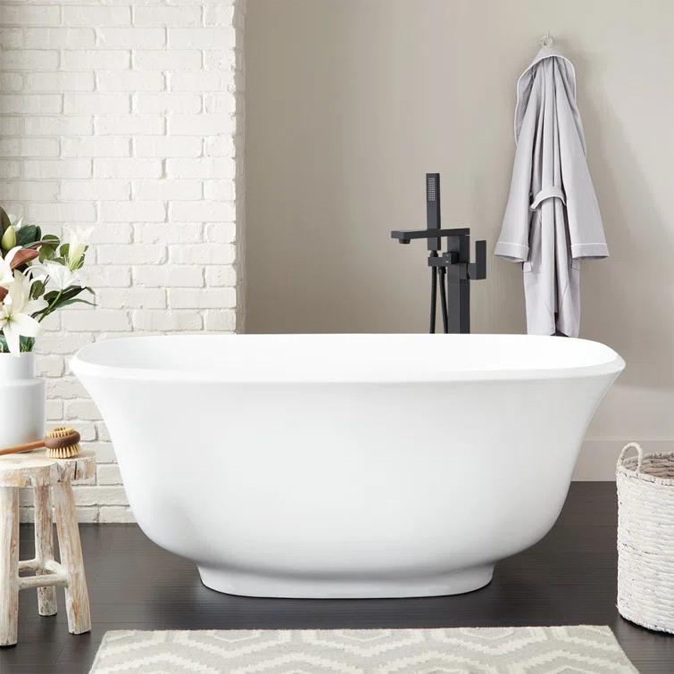 Floor Tub Filler with Diverter