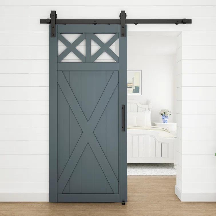 National Hardware 72" Designer Interior Barn Door Kit with Soft Close