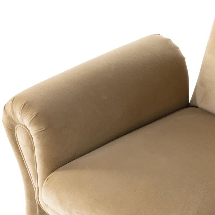 Fenella Accent Chair - Camel Velvet