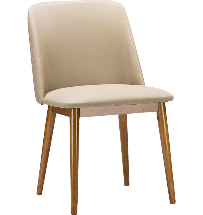 George Oliver Eli 18'' H Faux Leather Upholstered Side Chair (Set of 2)