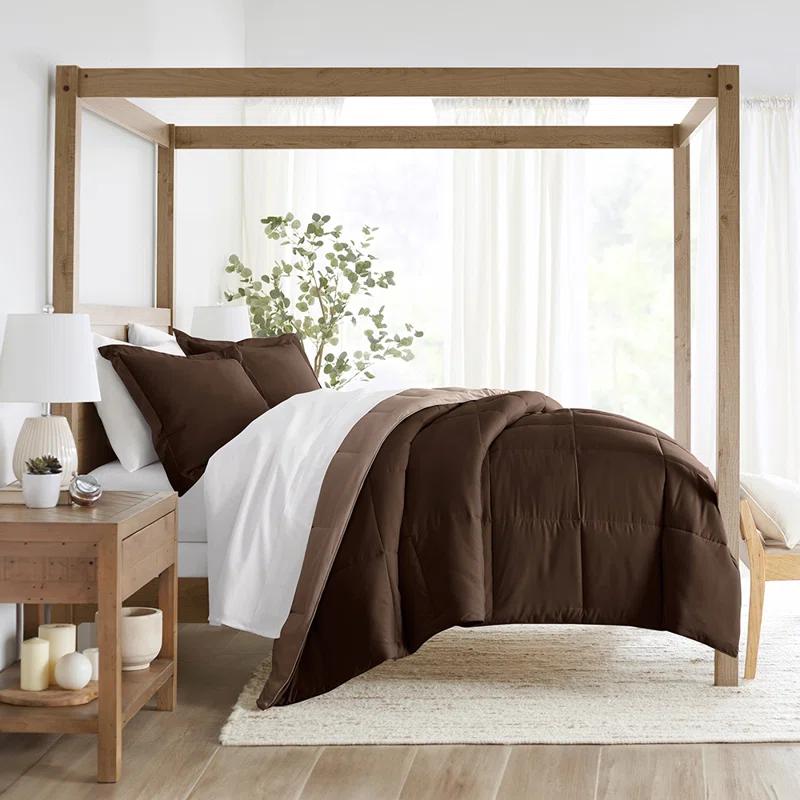 Becky Cameron Reversible Down-Alternative Comforter Bedding Set