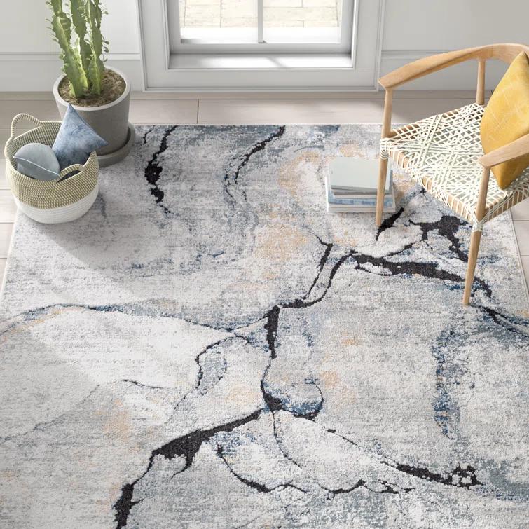 Steelside™ Steve Abstract Indoor Rug