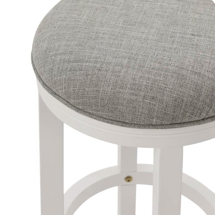 Alaterre Natick Solid Rubber Wood Counter And Bar Stool