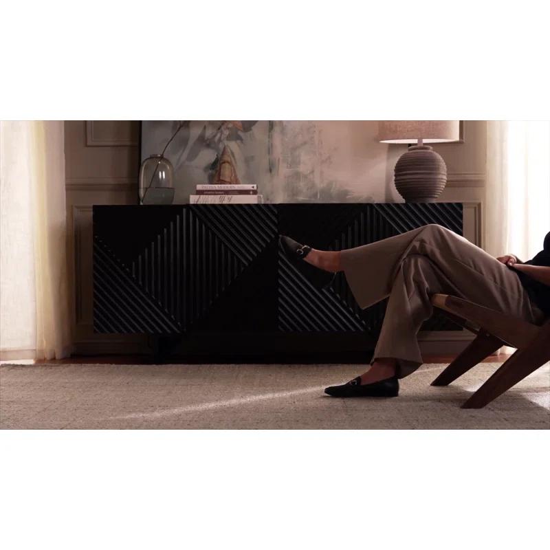 Dovecove Abstract Hand Tufted Performance Rug