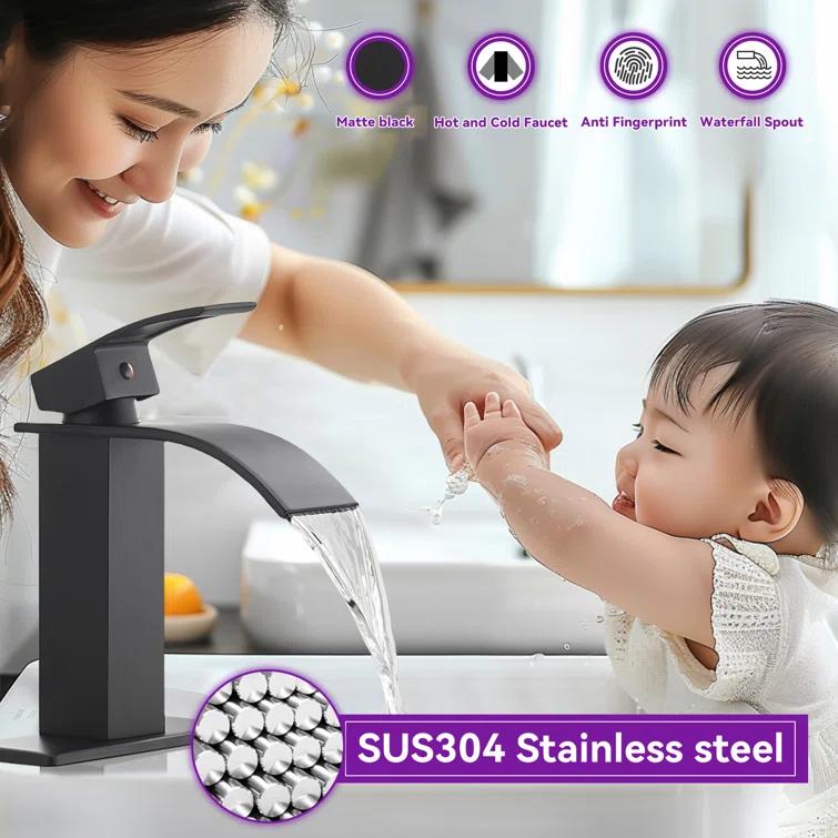 Single-Hole Single-handle Bathroom Faucet