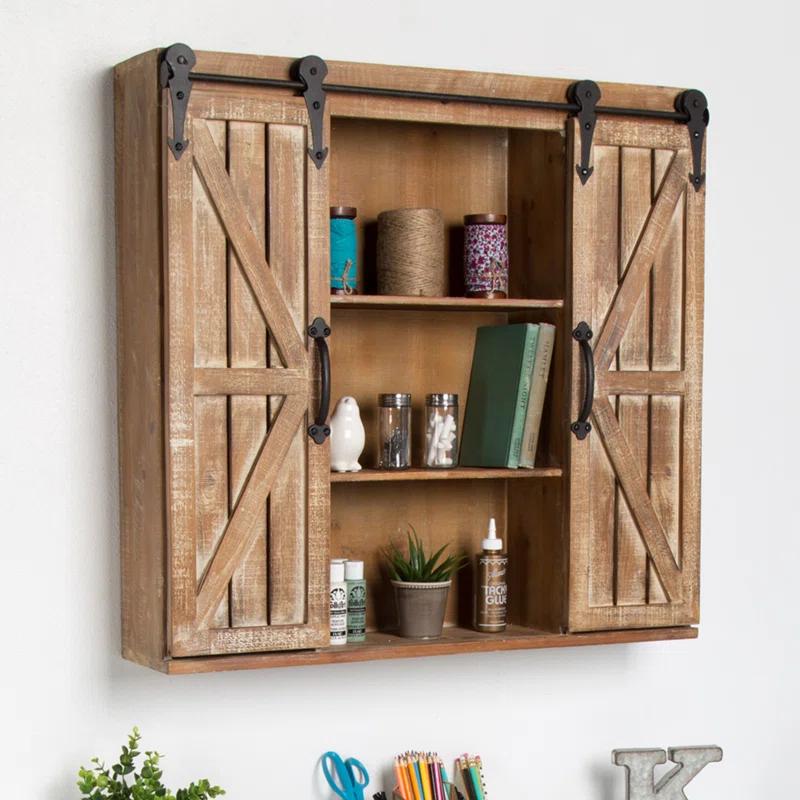 Enora Solid Wood Accent Cabinet