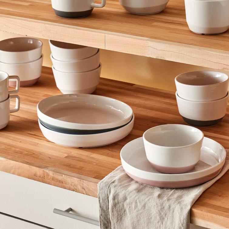 Libbey Austin Libbey 28-Ounce Porcelain Soup Salad Bowl, Set Of 4 (Set of 4)