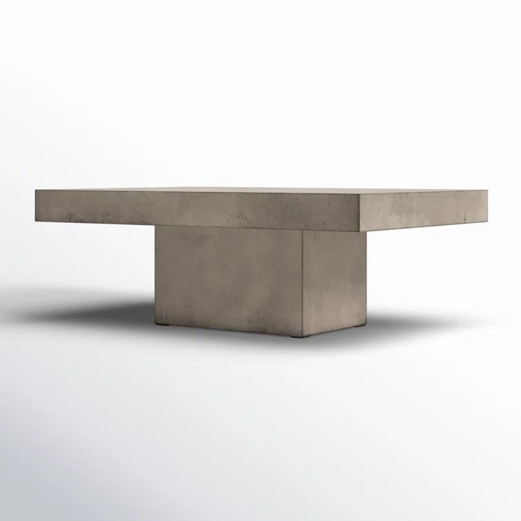 Kareen Concrete Pedestal Coffee Table
