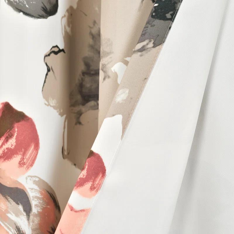 Lush Decor Sikora Polyester Room Darkening Curtain Pair (Set of 2)