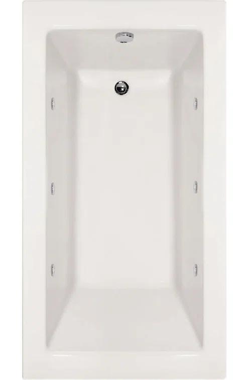 Hydro Systems Designer Sydney 60" x 30" Alcove Soaking Acrylic Bathtub SYD6030ATO-WHI-RH