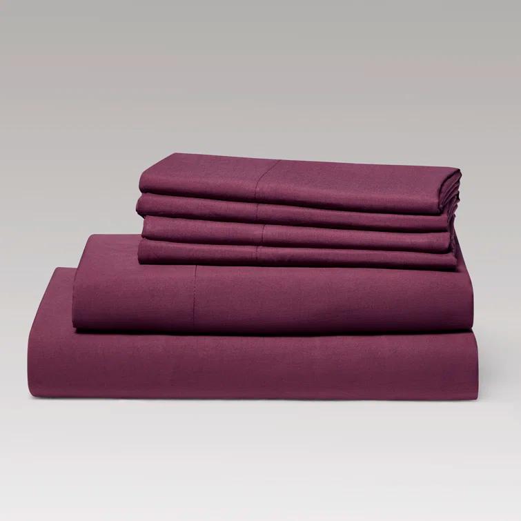 Kathy Ireland Home Kathy Ireland Bamboo Cooling 6 Piece Sheet Set with Deep Pockets